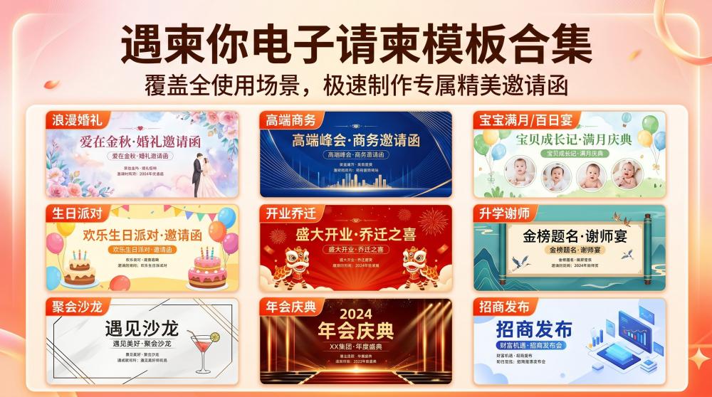 小白也能拿捏高级感！不用专业设计，自学就能做出出圈请帖
